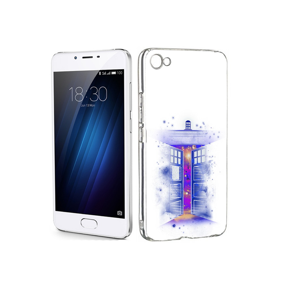 

Чехол MyPads Tocco для Meizu U20 фиолетовый уголок абстракция (PT50622.85.659), Прозрачный, Tocco
