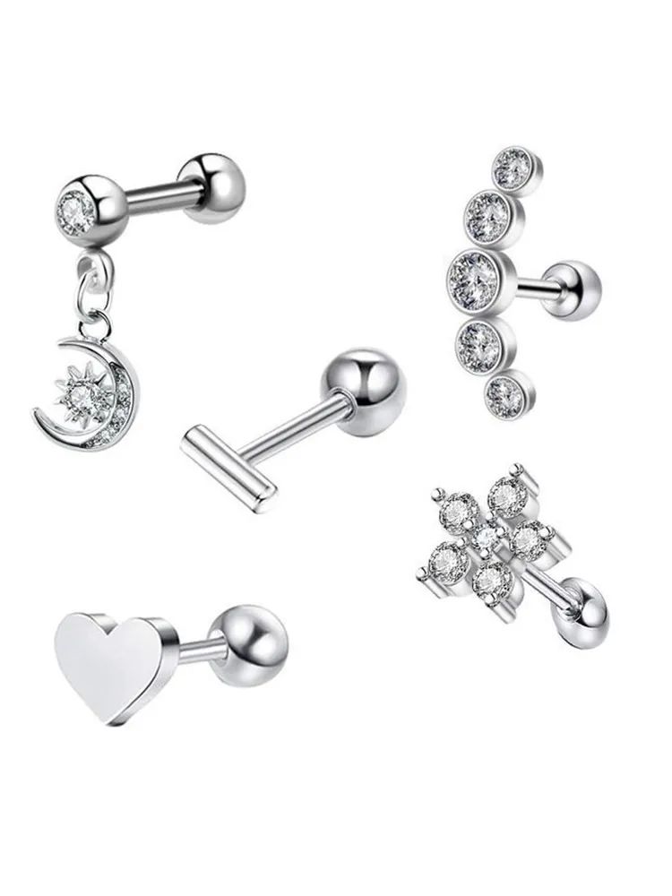 

Комплект пирсингов из стали 4Love4You PR-MBN-081-NAB, PR-MBN-081-NAB