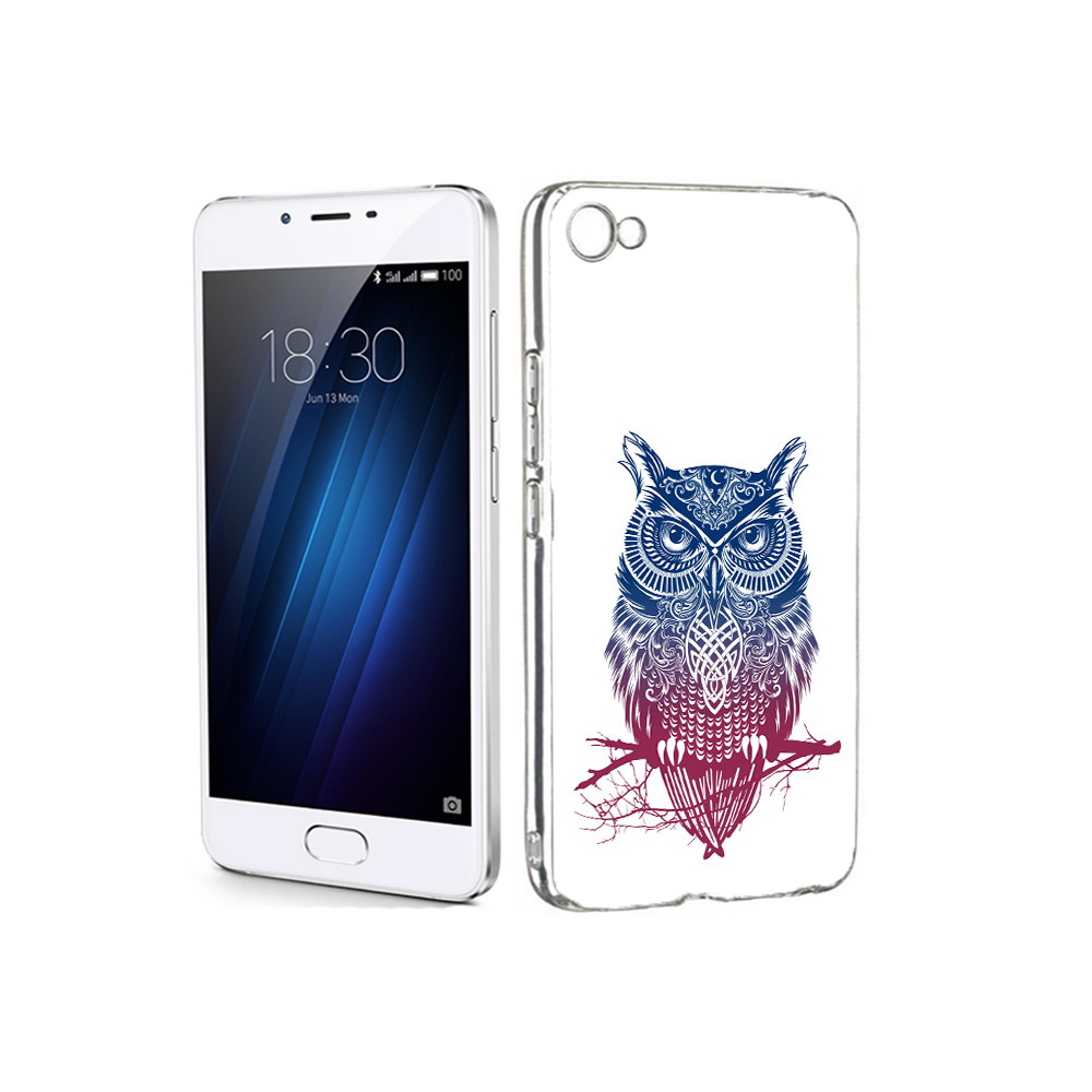

Чехол MyPads Tocco для Meizu U20 хиппи сова (PT50622.85.664), Прозрачный, Tocco