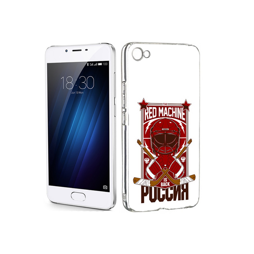 

Чехол MyPads Tocco для Meizu U20 хоккей россия (PT50622.85.666), Прозрачный, Tocco