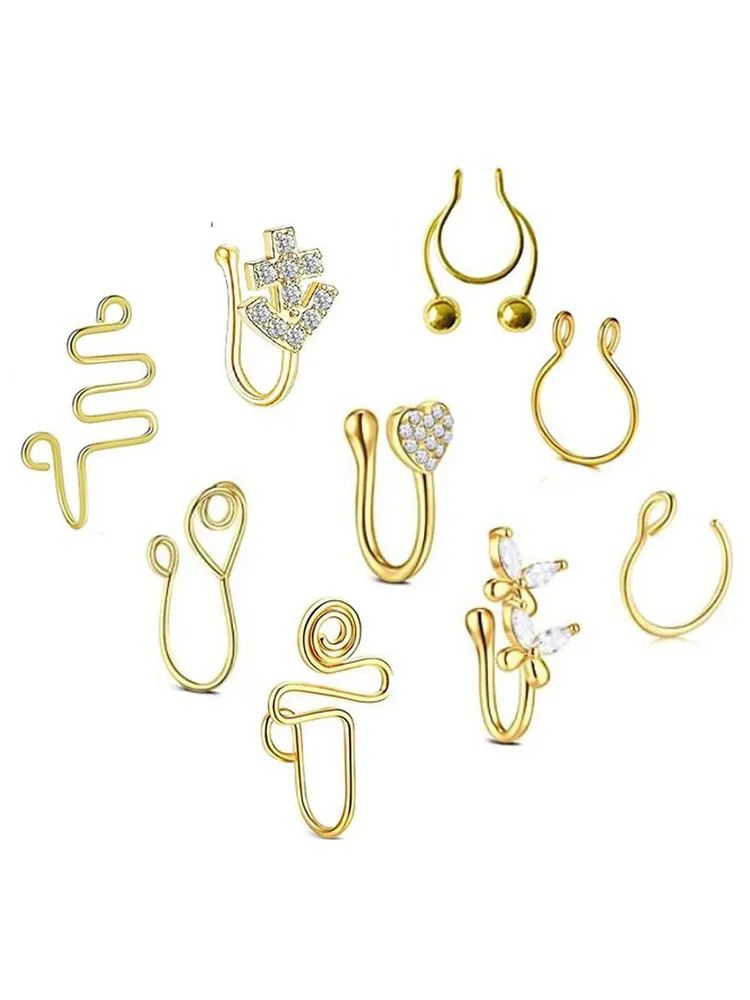 

Комплект обманок для пирсинга из стали 4Love4You PR-NS-073-NAB, PR-NS-073-NAB