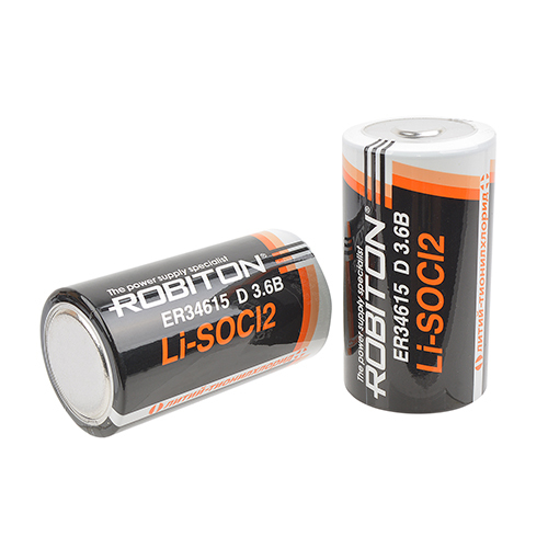 

Батарейка литий-тионилхлоридная ROBITON ER34615 D (R20/D) Lithium (3.6В/3.6V) 19000 мАч