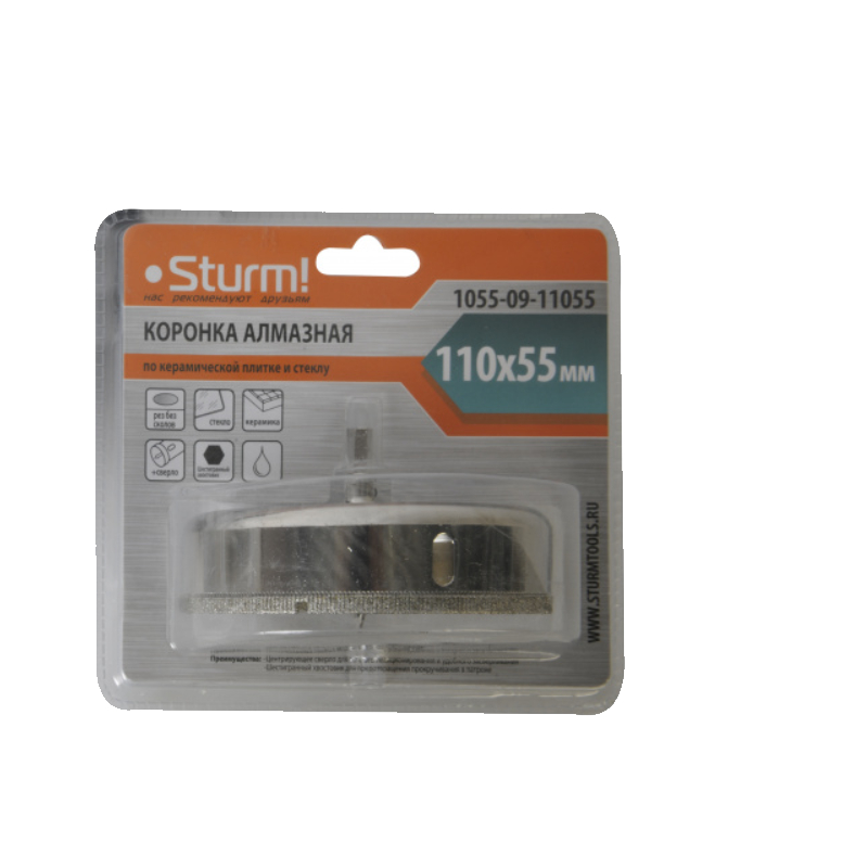 

Коронка Sturm! 1055-09-11055