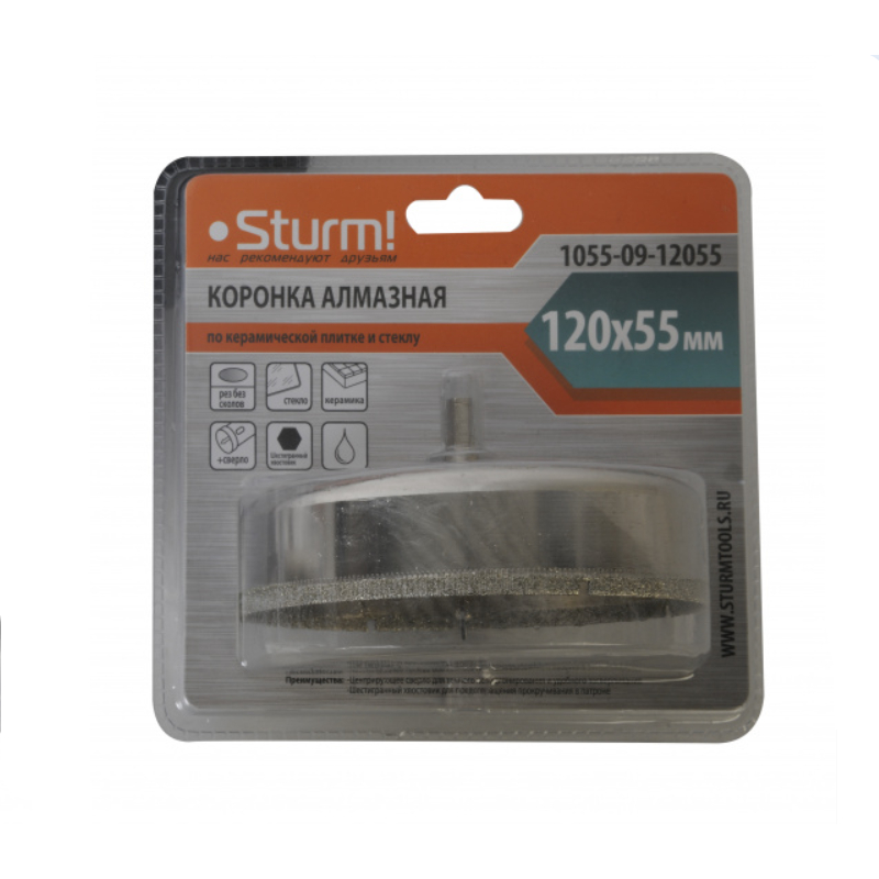 

Коронка Sturm! 1055-09-12055