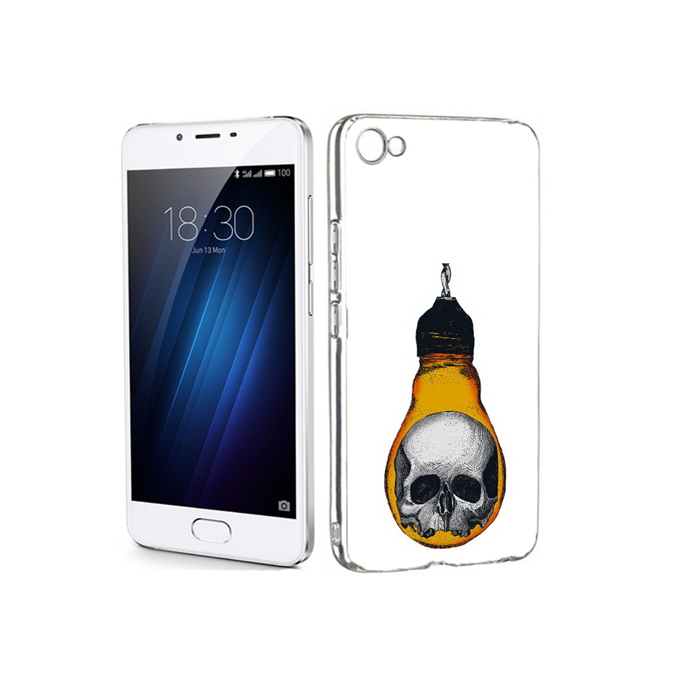 

Чехол MyPads Tocco для Meizu U20 череп в лампочке (PT50622.85.676), Прозрачный, Tocco