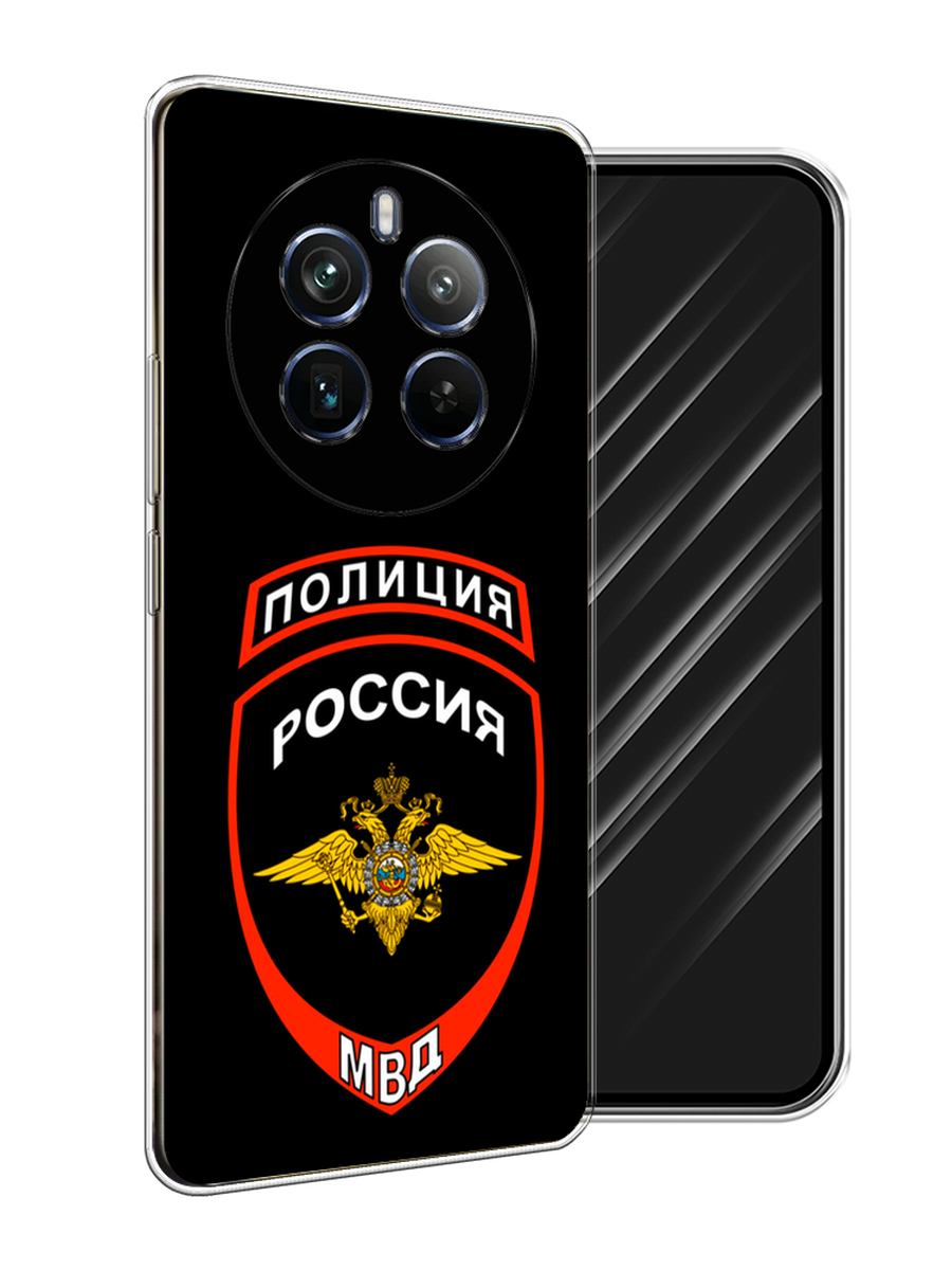 

Чехол Awog на Realme 12+ "Полиция шеврон", Черный;красный;белый, 2516350-1