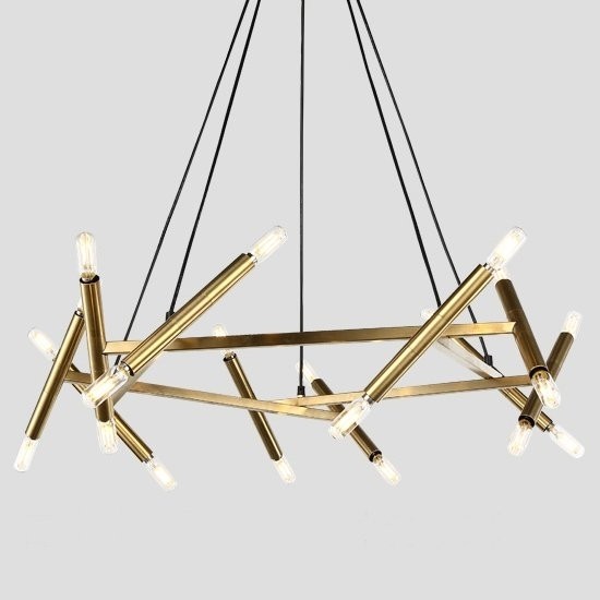 Imperiumloft Jonathan Browning Le Pentagone Chandelier 20 Light 40.2364