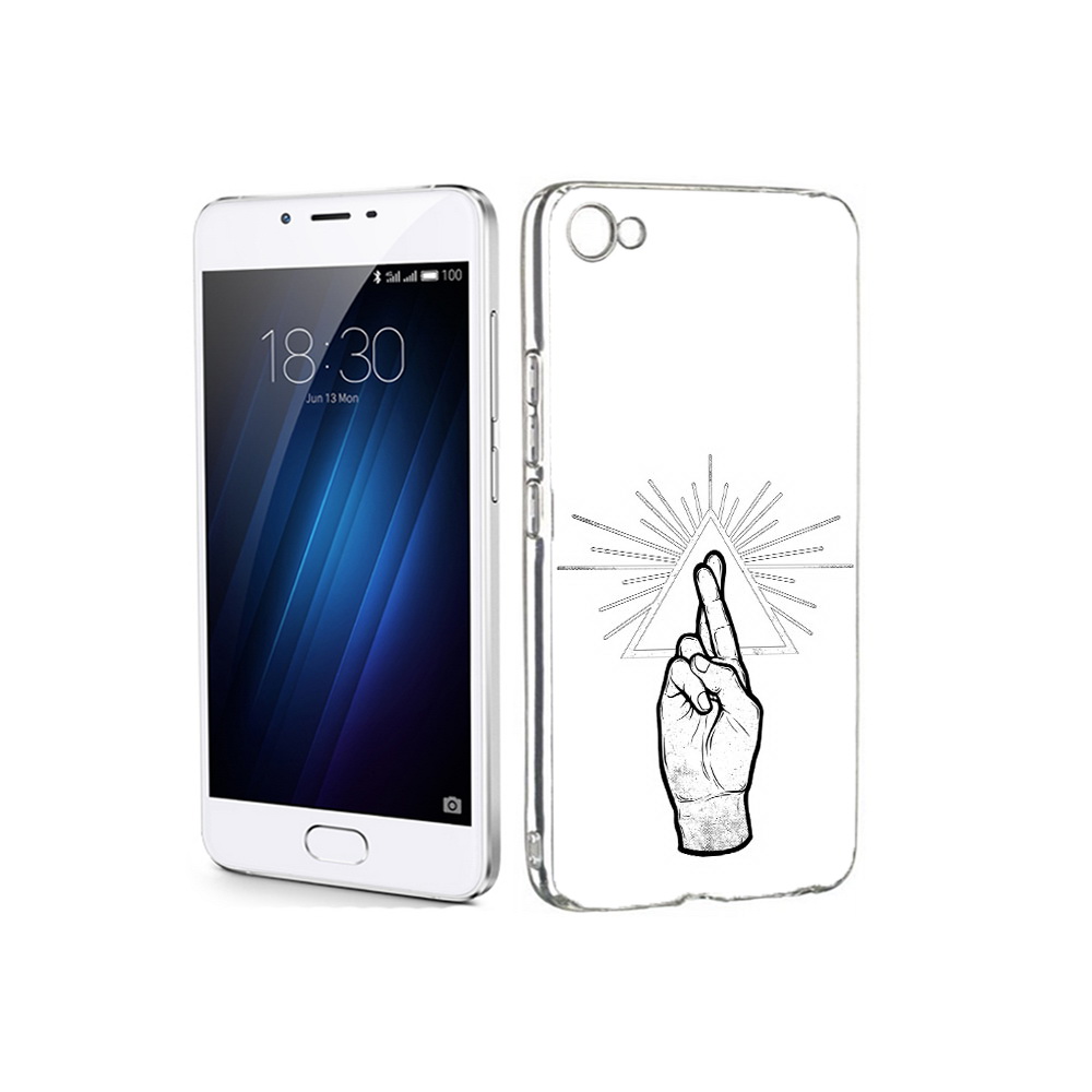 

Чехол MyPads Tocco для Meizu U20 черно белая рука (PT50622.85.681), Прозрачный, Tocco