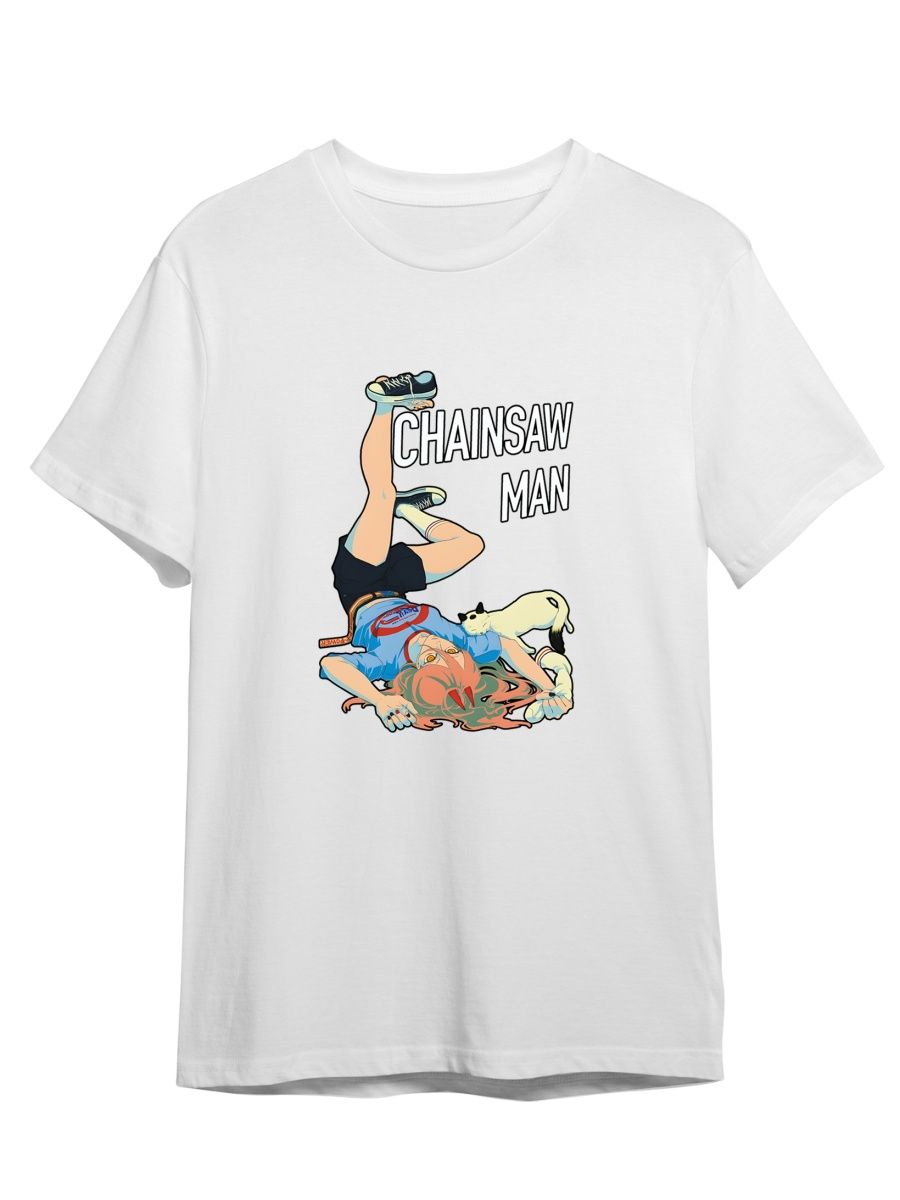 

Футболка унисекс Каждому Своё Человек бензопила/Chainsaw Man ANCHB5 белая M, Белый, "Человек бензопила/Chainsaw Man" ANCHB5