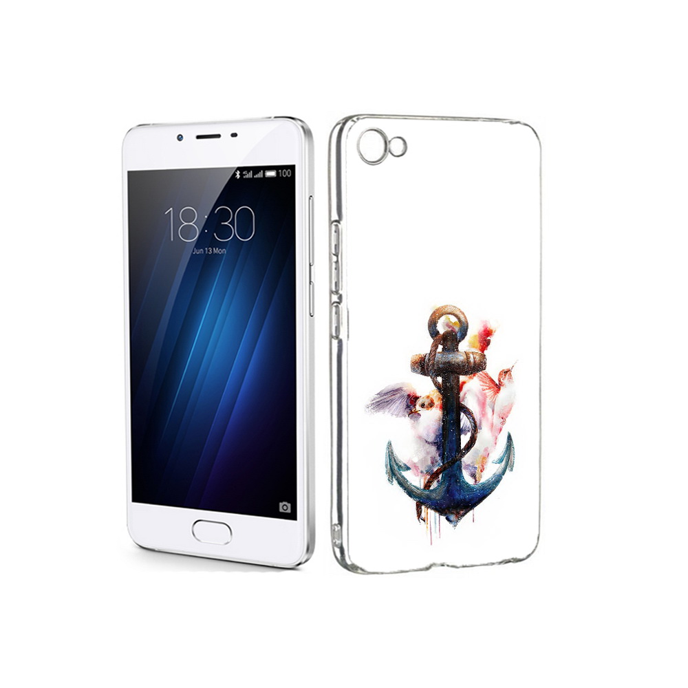 

Чехол MyPads Tocco для Meizu U20 якорь с птицами (PT50622.85.703), Прозрачный, Tocco