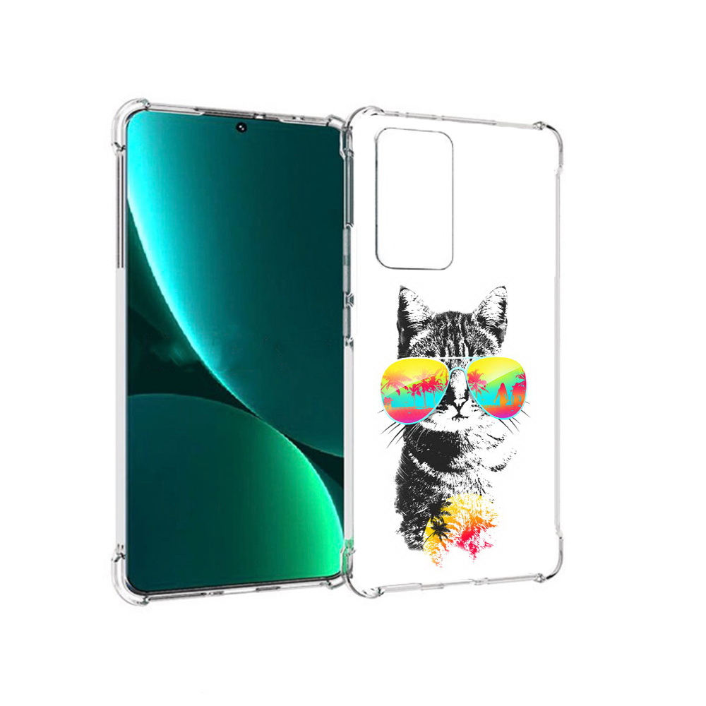 

Чехол MyPads Tocco для Xiaomi 12 Pro крутой кот (PT226953.293.425), Прозрачный, Tocco