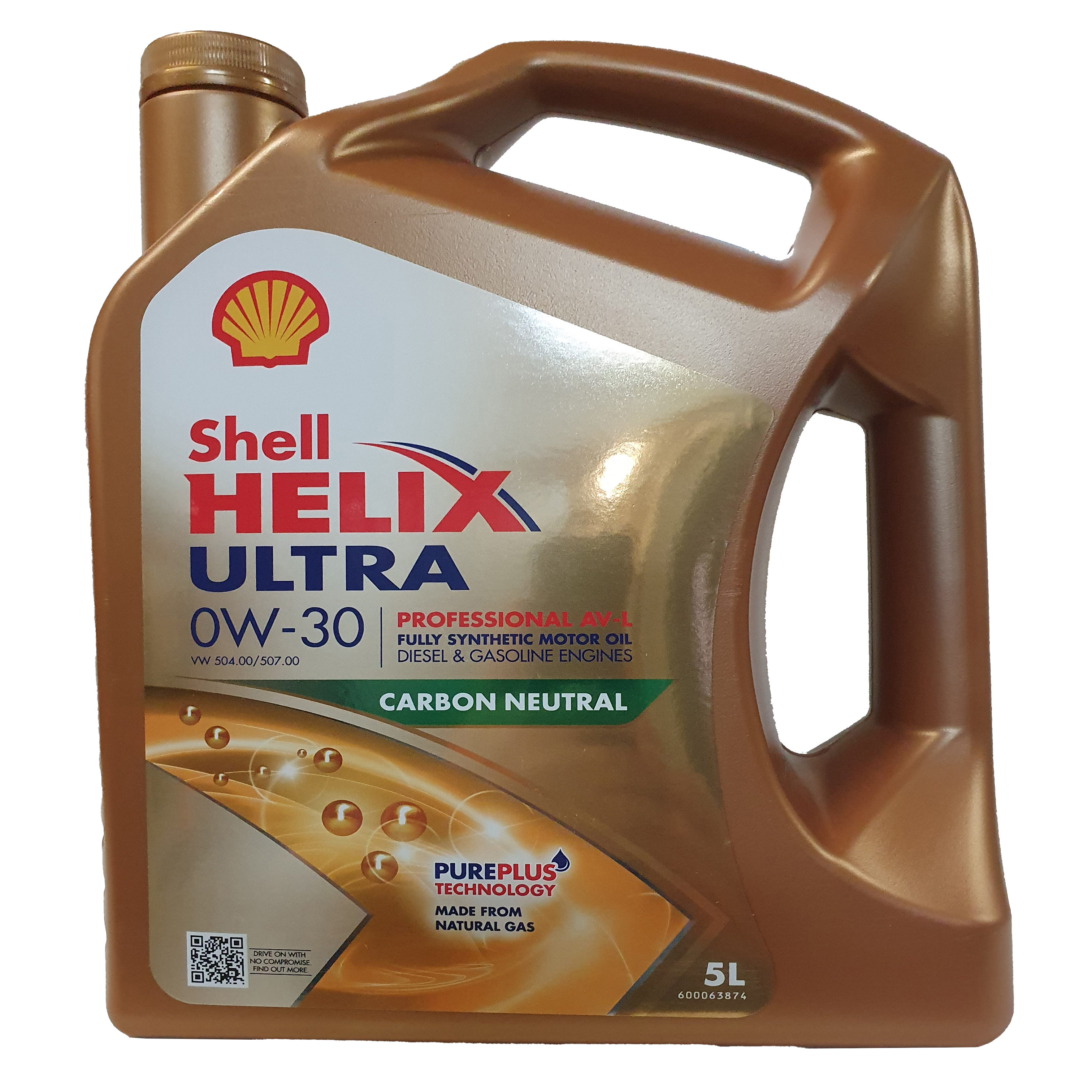 фото Моторное масло shell helix ultra professional av-l 0w-30 5л