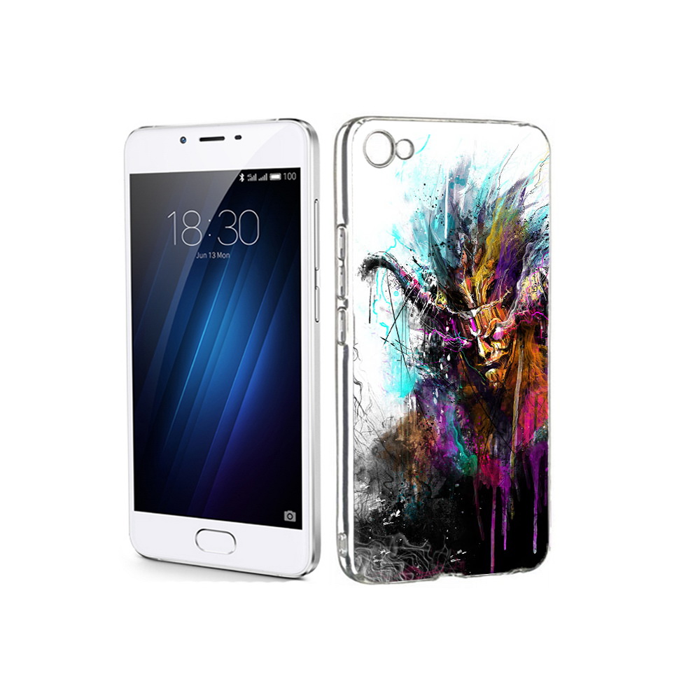 

Чехол MyPads Tocco для Meizu U20 яркий дьявол (PT50622.85.709), Прозрачный, Tocco