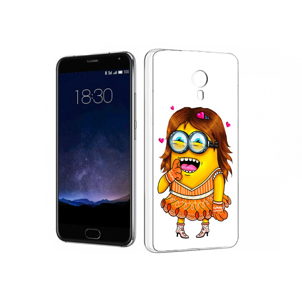 

Чехол MyPads Tocco для Meizu Pro 5 Миньон девочка (PT18126.86.116), Прозрачный, Tocco
