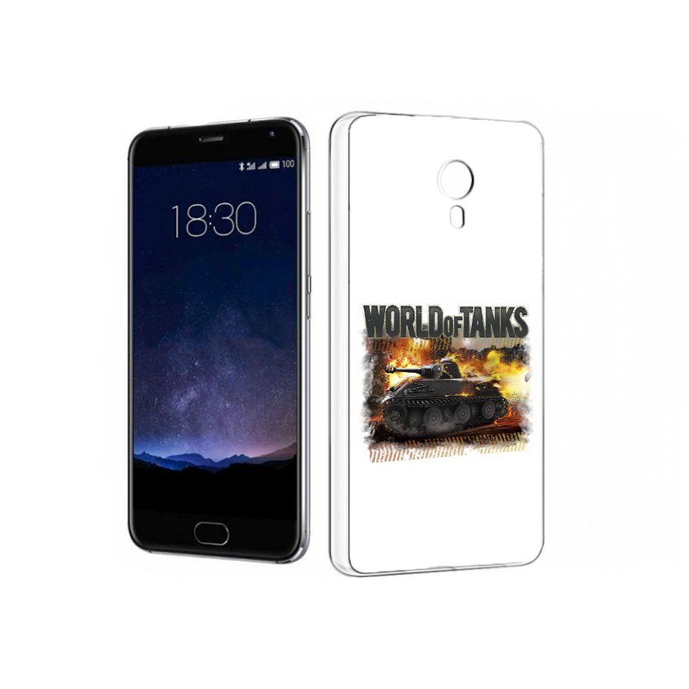 

Чехол MyPads Tocco для Meizu Pro 5 Мир танков-2 (PT18126.86.118), Прозрачный, Tocco