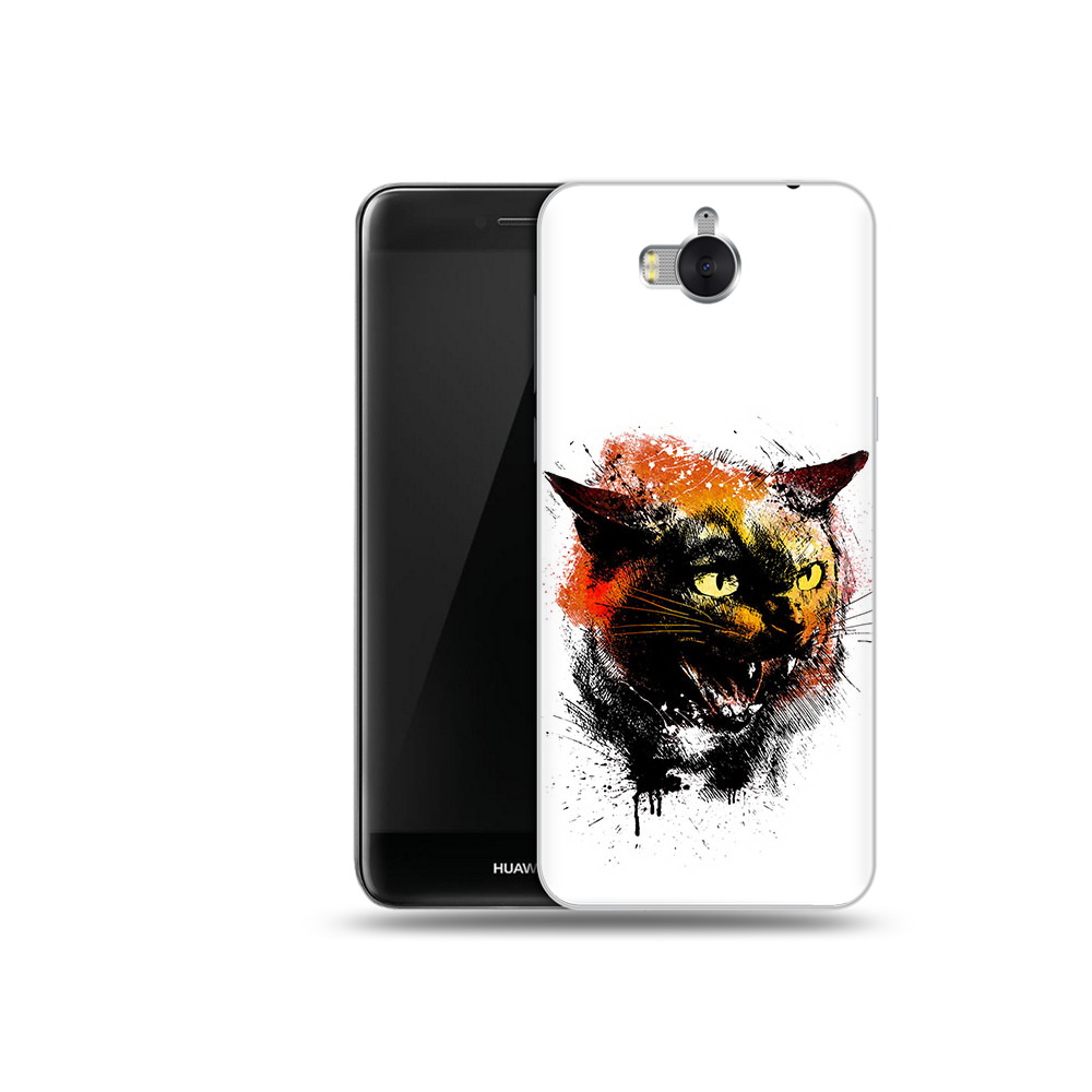 

Чехол MyPads Tocco для Huawei Y5 сиамский кот (PT91582.58.598), Прозрачный, Tocco