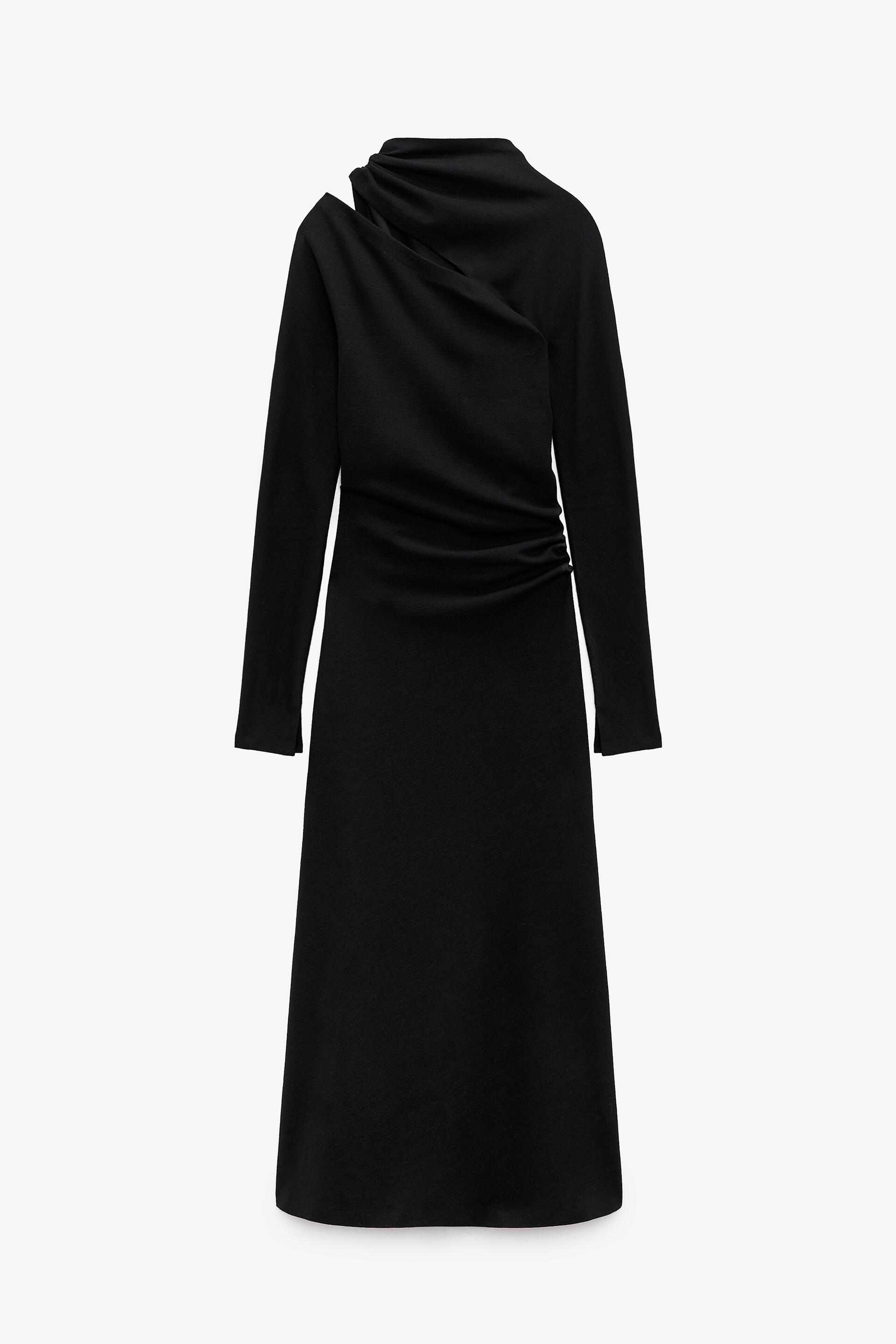 

Платье женское ZARA 02091704 черное L (доставка из-за рубежа), 02091704