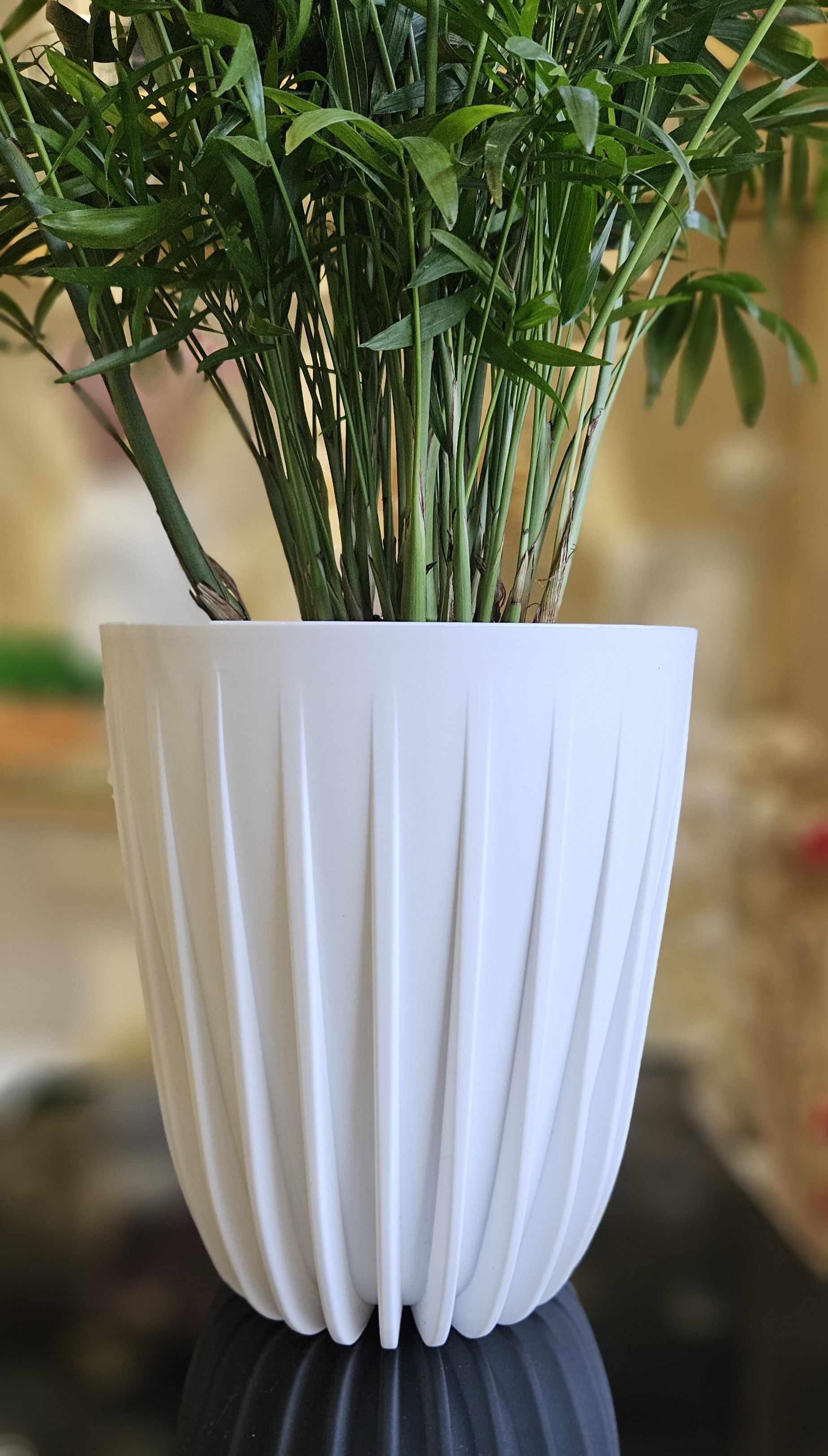 Стильный горшок для цветов ArAs Flowers Сигма 3,3 л. Белый, 1 шт.