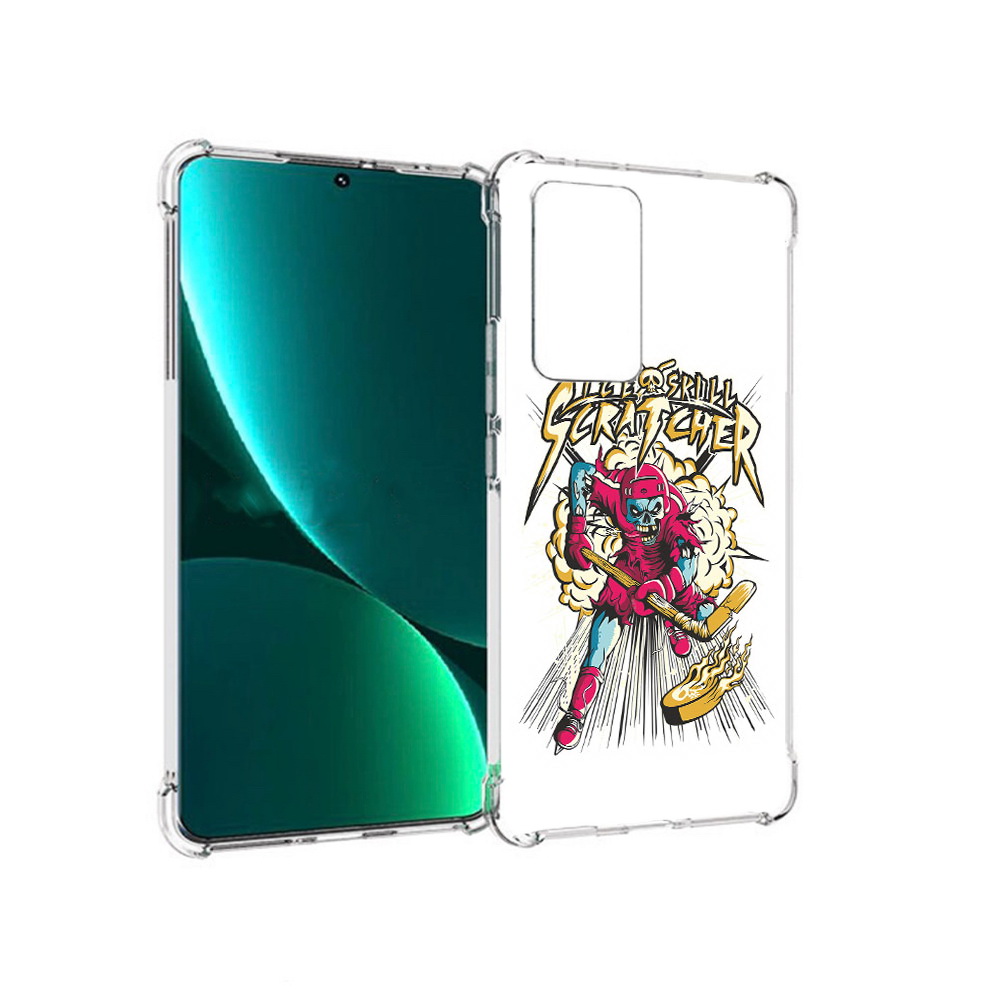 

Чехол MyPads Tocco для Xiaomi 12 Pro нарисованный скелет хоккеист (PT226953.293.514), Прозрачный, Tocco