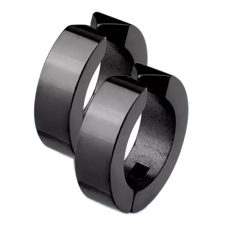 

Серьги конго из стали Spikes SFE-13531-K, SFE-13531-K