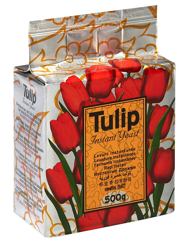 

Дрожжи быстродействующие с улучшителем теста Pakmaya Tulip 500 гр