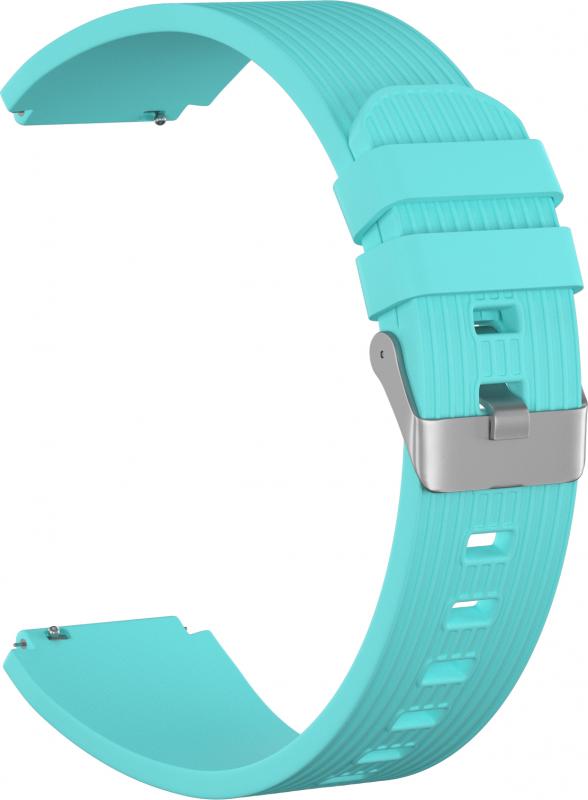

Ремешок силиконовый Italian Collection 22 для Elari KidPhone "Ну погоди" (Бирюзовый), Голубой