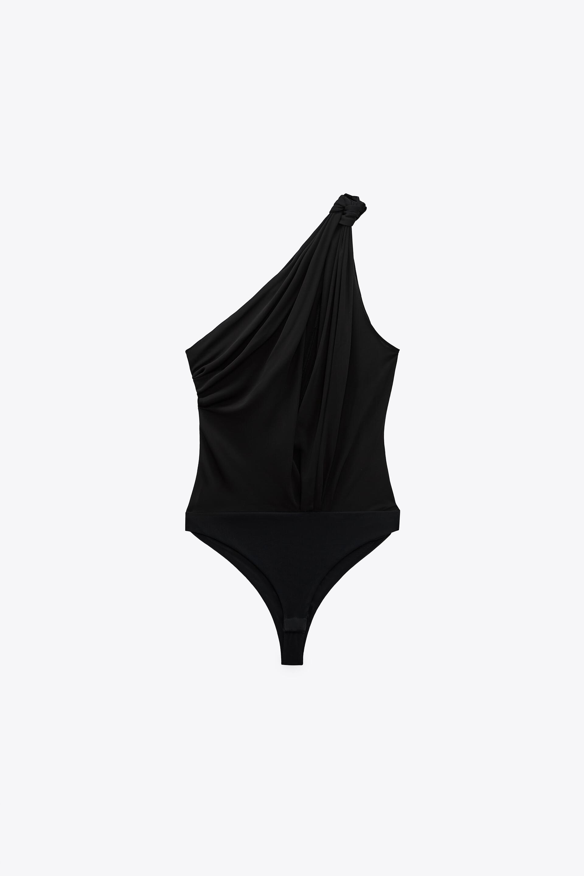 

Боди женское ZARA 02097009 черное M (доставка из-за рубежа), 02097009