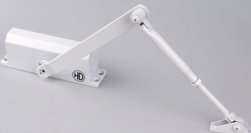 

Доводчик дверной HANDLE DESIGN 5044 белый 60-85кг