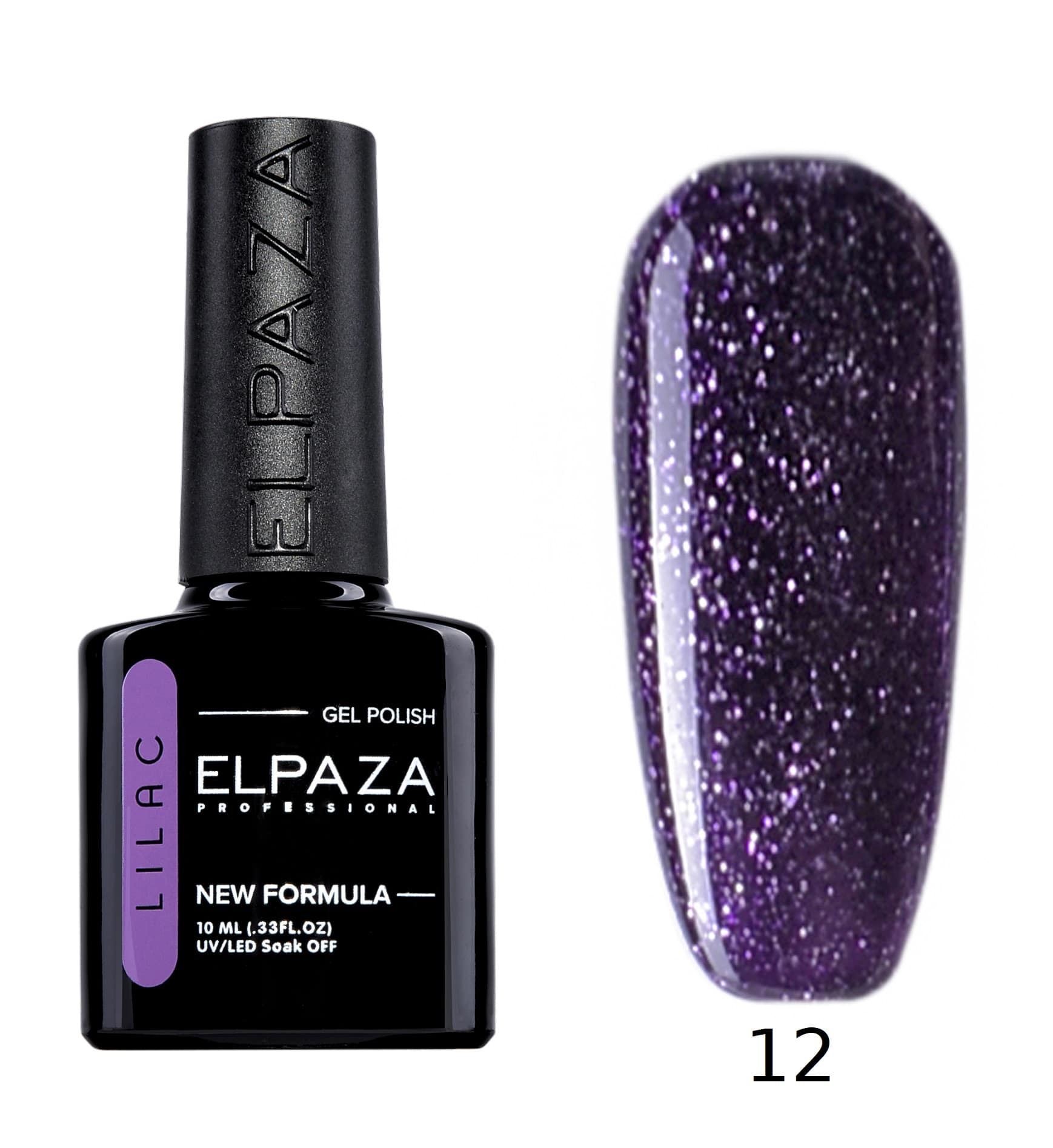 Гель-лак ELPAZA LILAC 12 Космический