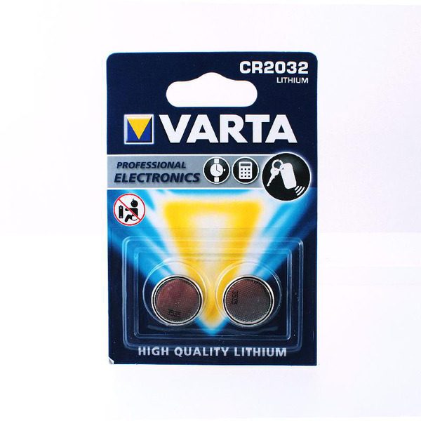 

Батарейкa VARTA CR2032 / 3В / 3V / в блистере 2 штуки