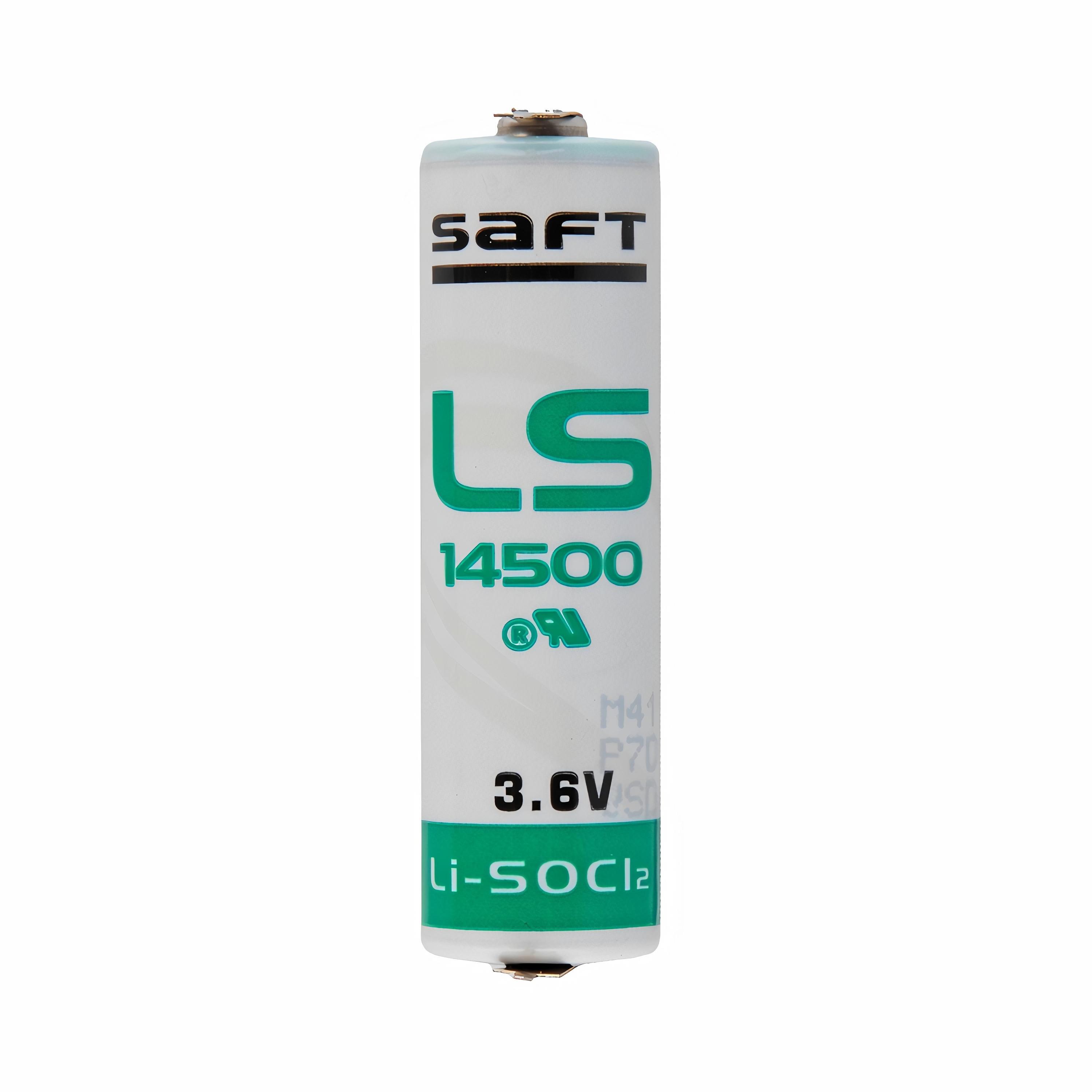 Батарейка литий-тионилхлоридная SAFT LS14500 AA Lithium (3.6 В/3.6V) 2600 мАч