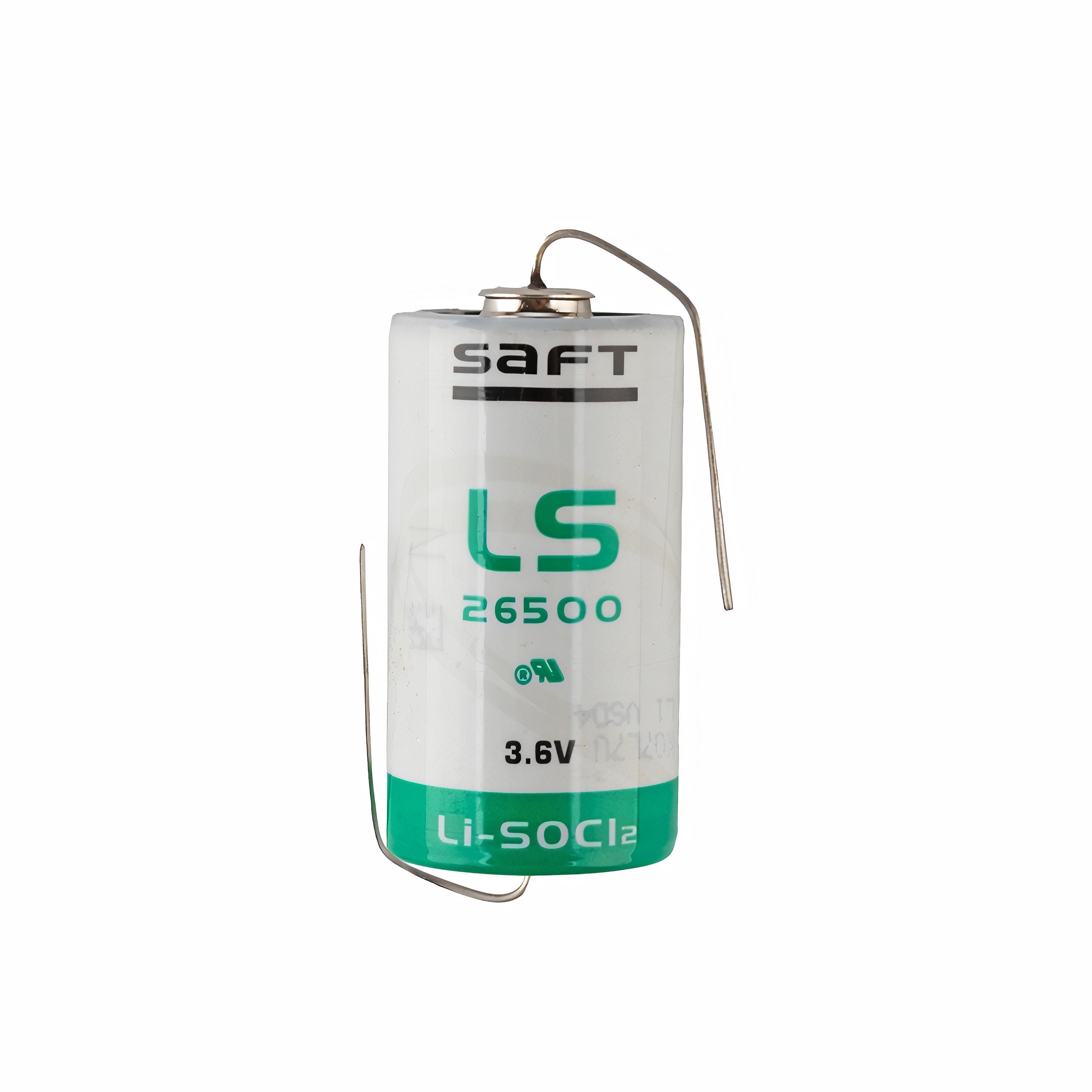 

Батарейка литий-тионилхлоридная SAFT LS26500 (R14/C) Lithium 3.6 В (3.6V) 7700 мАч