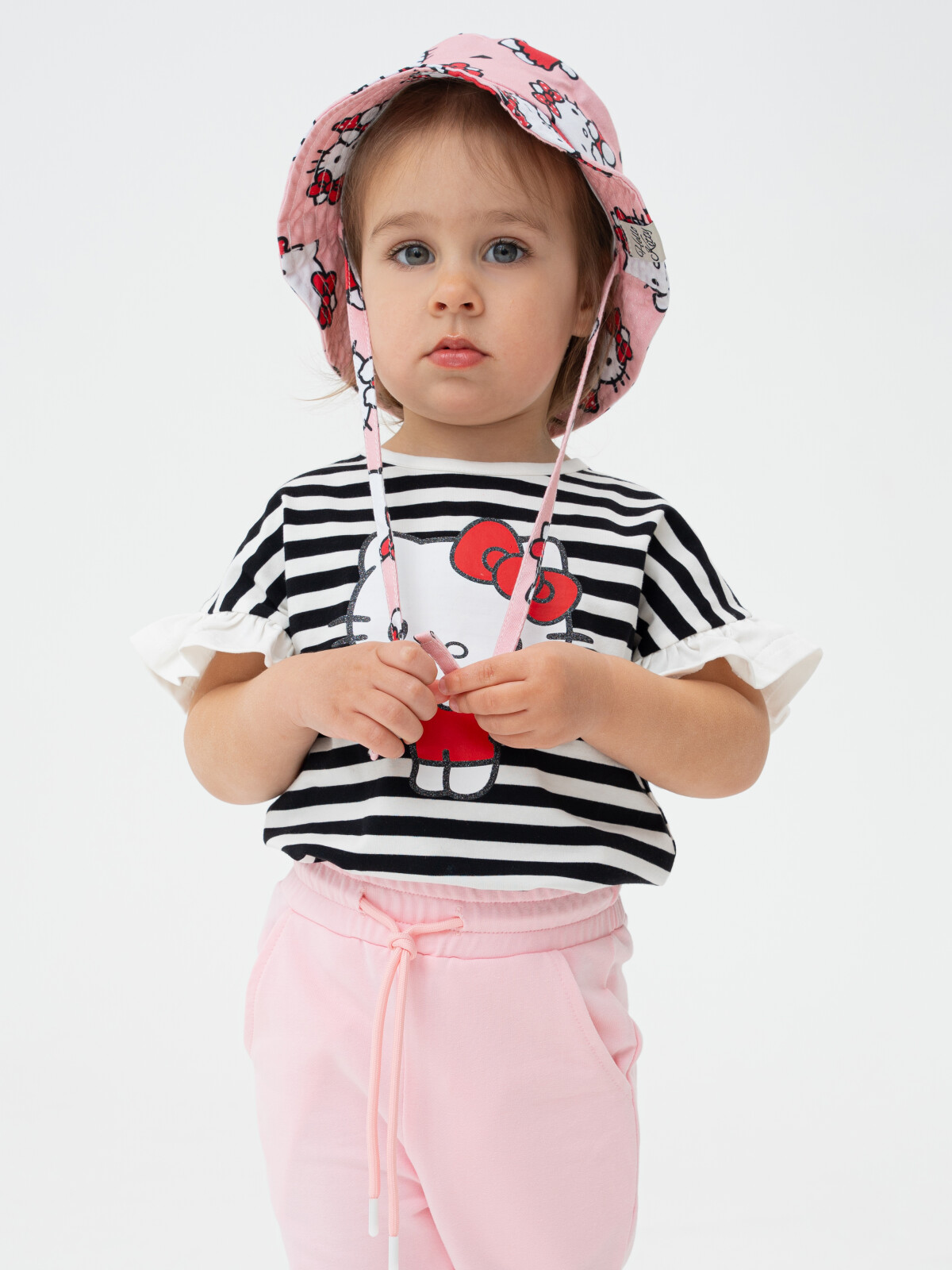 

Панама детская PlayToday Baby 12349055, светло-розовый, разноцветный, 46, 12349055