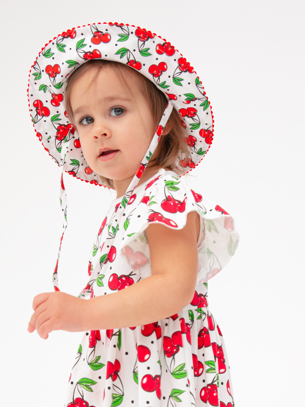 

Панама детская PlayToday Baby 12329054, белый, красный, 46, 12329054
