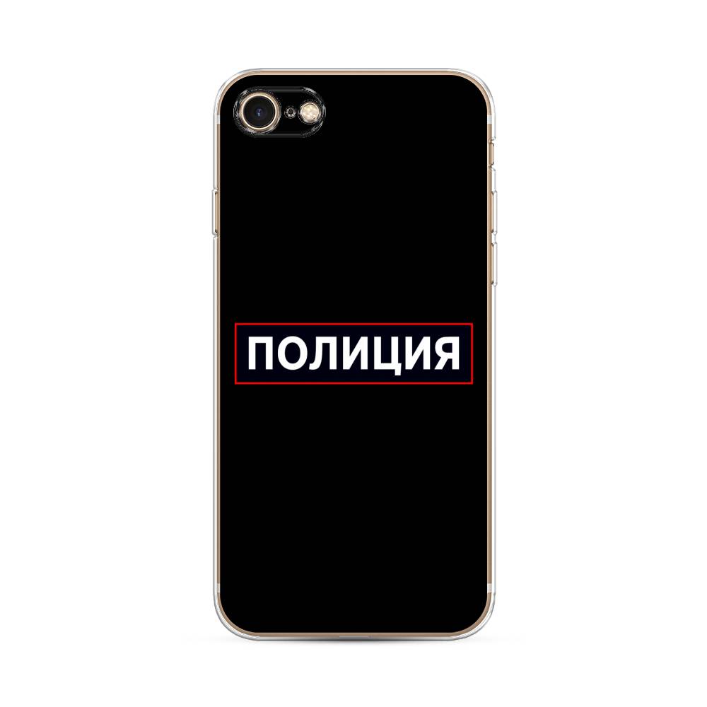 

Чехол Awog на Apple iPhone 8 / Айфон 8 "Police logo", Разноцветный, 10850-5