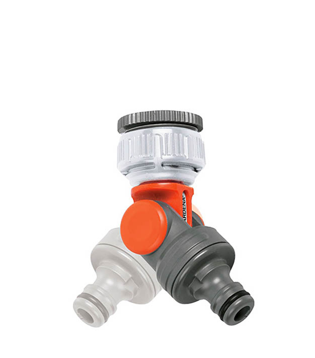 

Соединитель для подключения шланга с краном Gardena 02999-20 пластиковый 3/4" х 1"