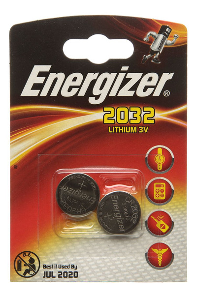 

Батарейкa Energizer LITHIUM CR2032 / 3В / 3V / в блистере 2 штуки
