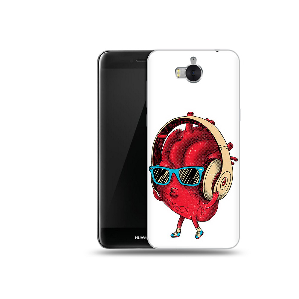 

Чехол MyPads Tocco для Huawei Y5 слушай сердце (PT91582.58.609), Прозрачный, Tocco