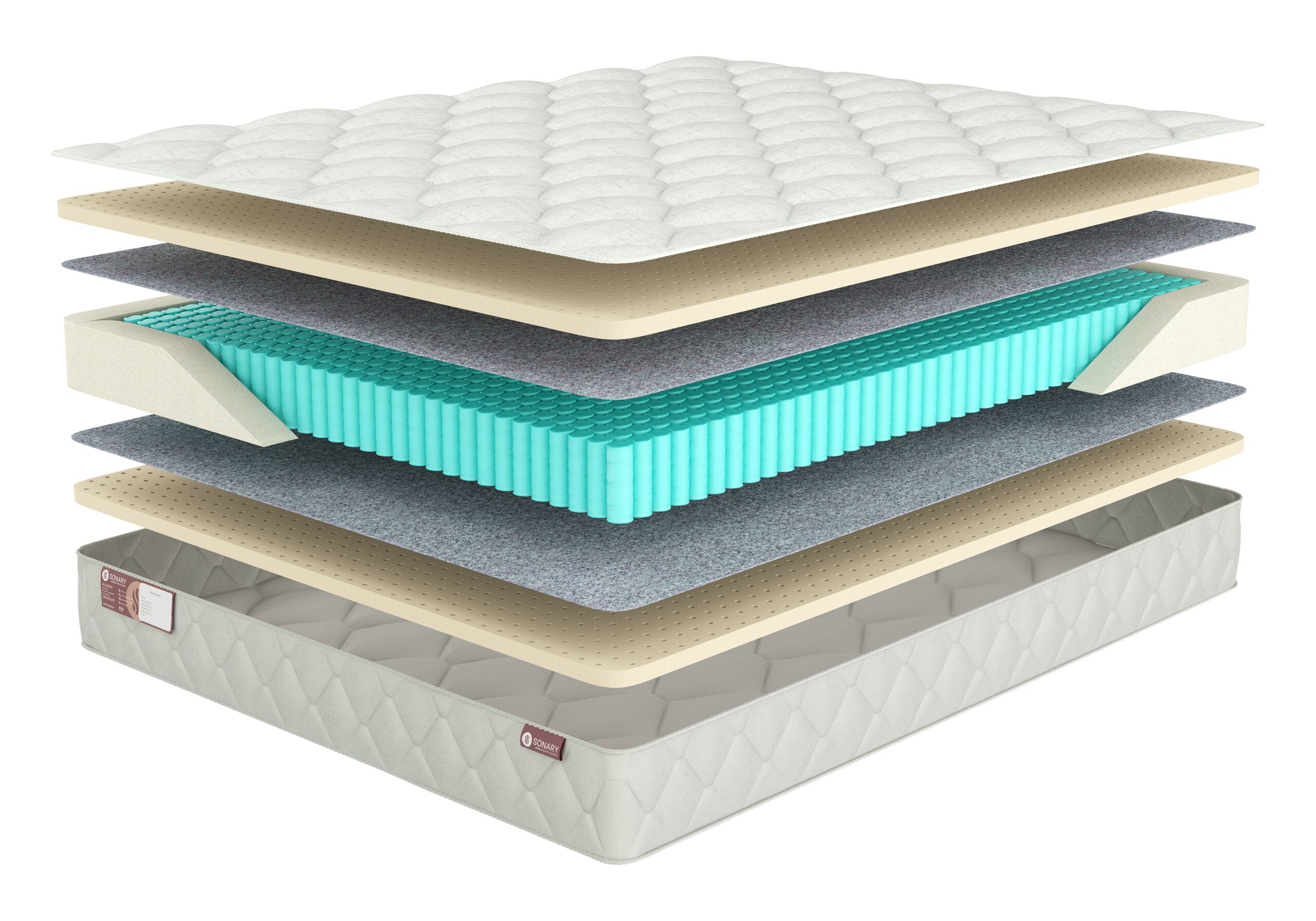 

Матрас Sonary Flow Monki 80х170, Белый, Monki