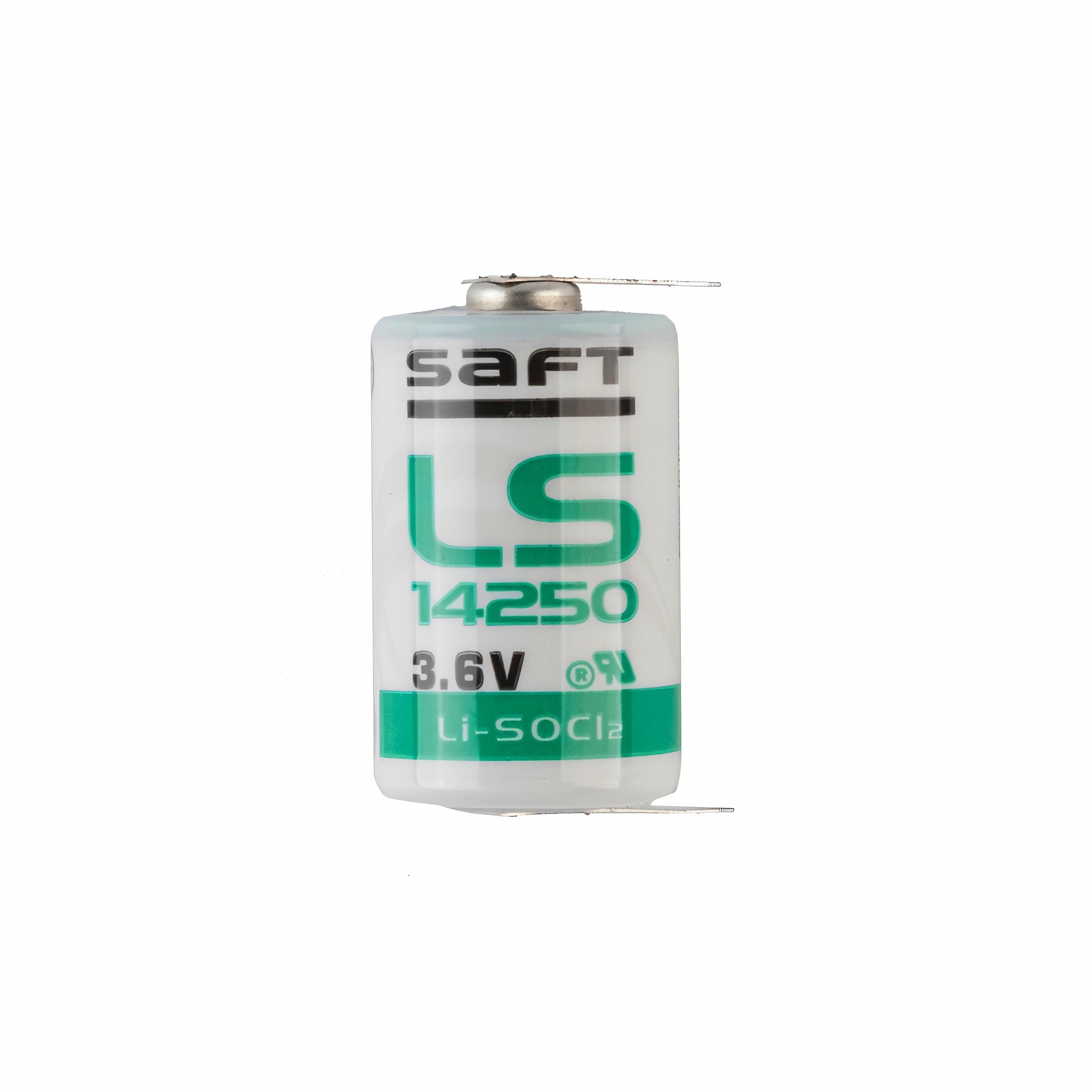 Батарейка литий-тионилхлоридная SAFT LS14250 (1/2 AA) 2PF Lithium/ 3.6В (3.6V) 1200 мАч