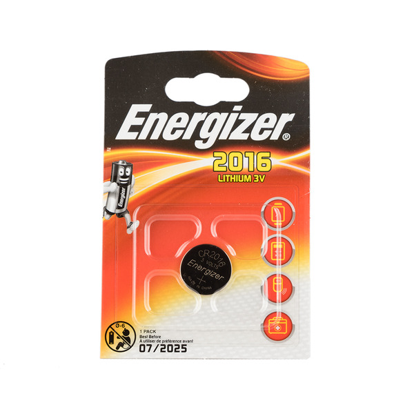 

Батарейкa Energizer LITHIUM CR2016 / 3В / 3V / в блистере 1 штука, Energizer-7