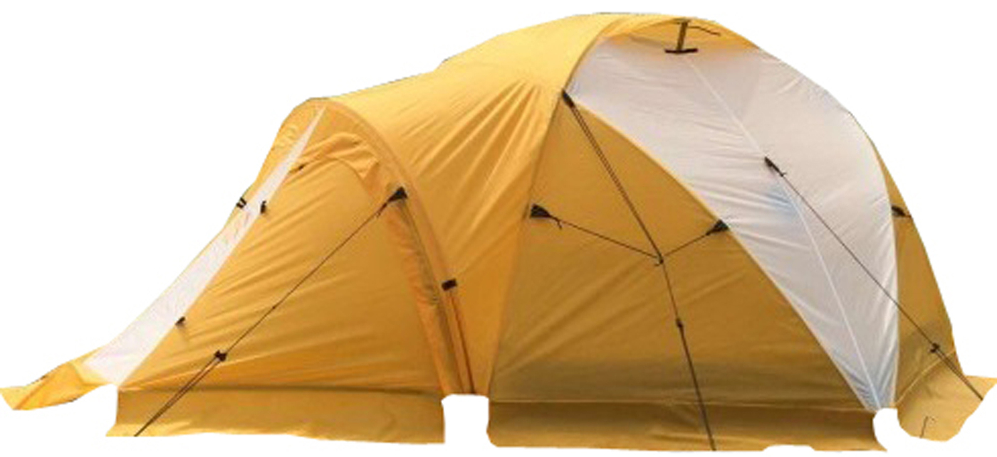 Палатка MiMir Outdoor VE-25, экстремальная, 3 места, желтый