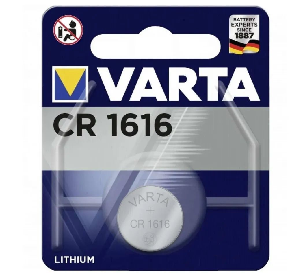 

Батарейкa VARTA CR1616 / 3В / 3V / в блистере 1 штука