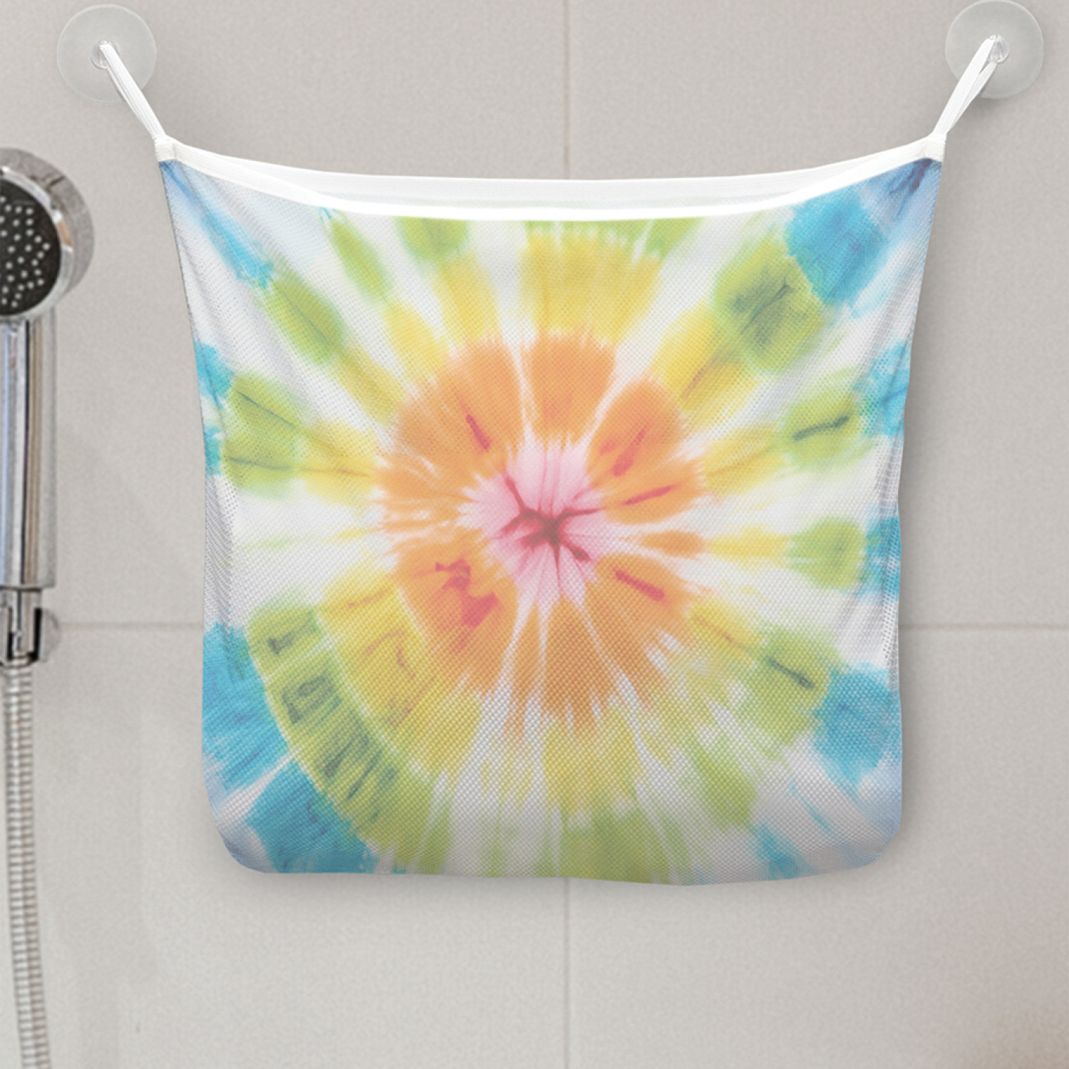 фото Органайзер для ванной joyarty "разноцветные круги", 39x33 см