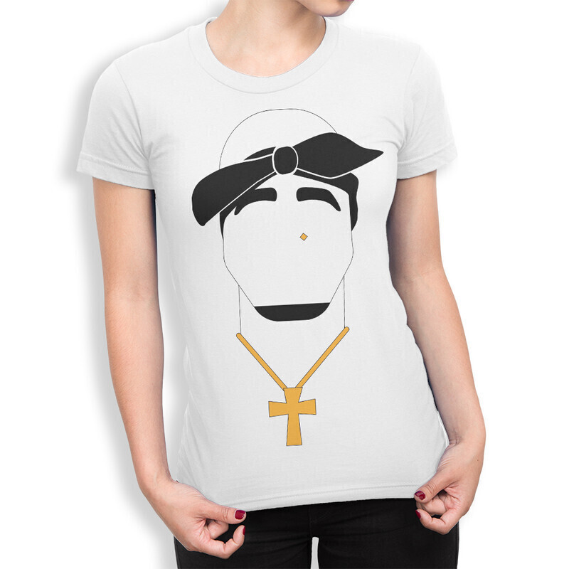 

Футболка женская Dream Shirts Тупак Шакур Женская 10007731 белая 2XL, Тупак Шакур Женская 10007731