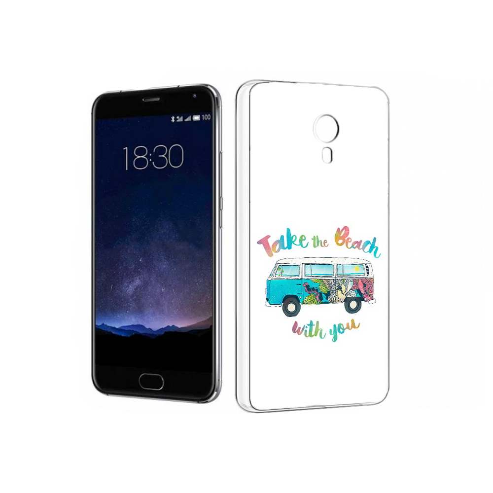 

Чехол MyPads Tocco для Meizu Pro 5 Хиппи автобус (PT18126.86.190), Прозрачный, Tocco