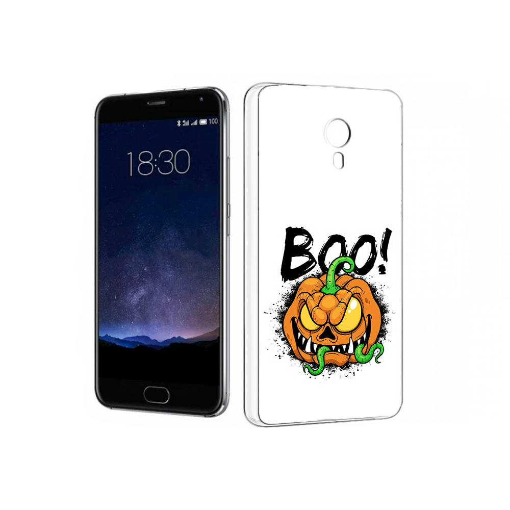 

Чехол MyPads Tocco для Meizu Pro 5 Хэллоуин бу (PT18126.86.193), Прозрачный, Tocco