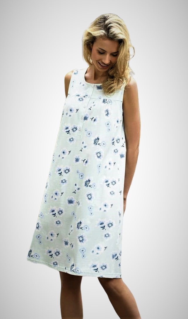 

Ночная сорочка женская RINGELLA 2211019/560 бирюзовая 42 EU, 2211019/560