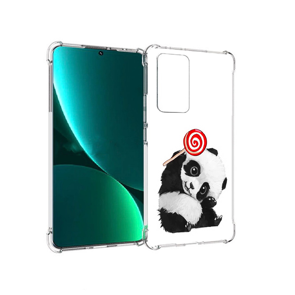 

Чехол MyPads Tocco для Xiaomi 12 Pro панда с леденцом (PT226953.293.534), Прозрачный, Tocco