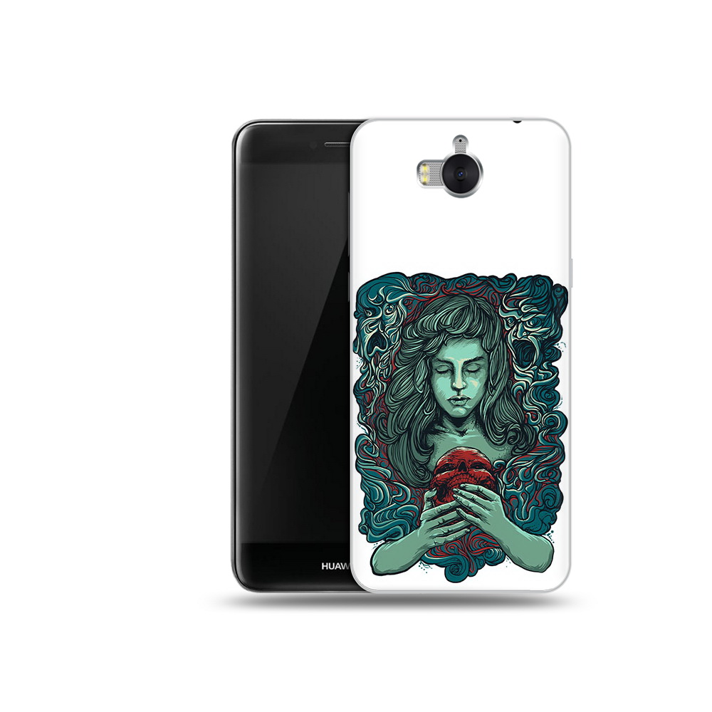 

Чехол MyPads Tocco для Huawei Y5 спящая девушка (PT91582.58.619), Прозрачный, Tocco